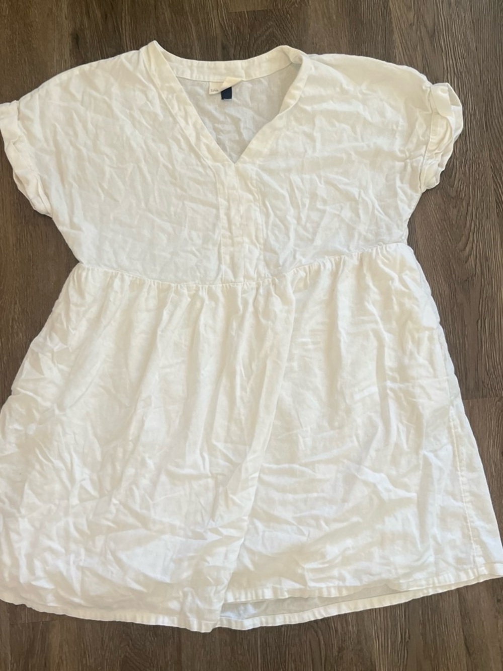Universal Thread White V-Neck Mini Dress